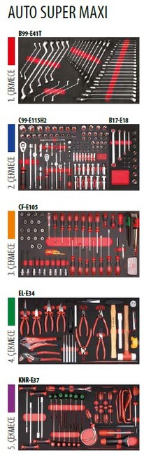 350 Pc.Auto Sup.Maxı Otomotiv Alet Seti+A01M-07J - Thumbnail